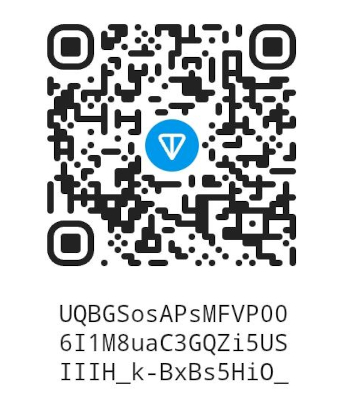 TON QR-Code und Walletadresse