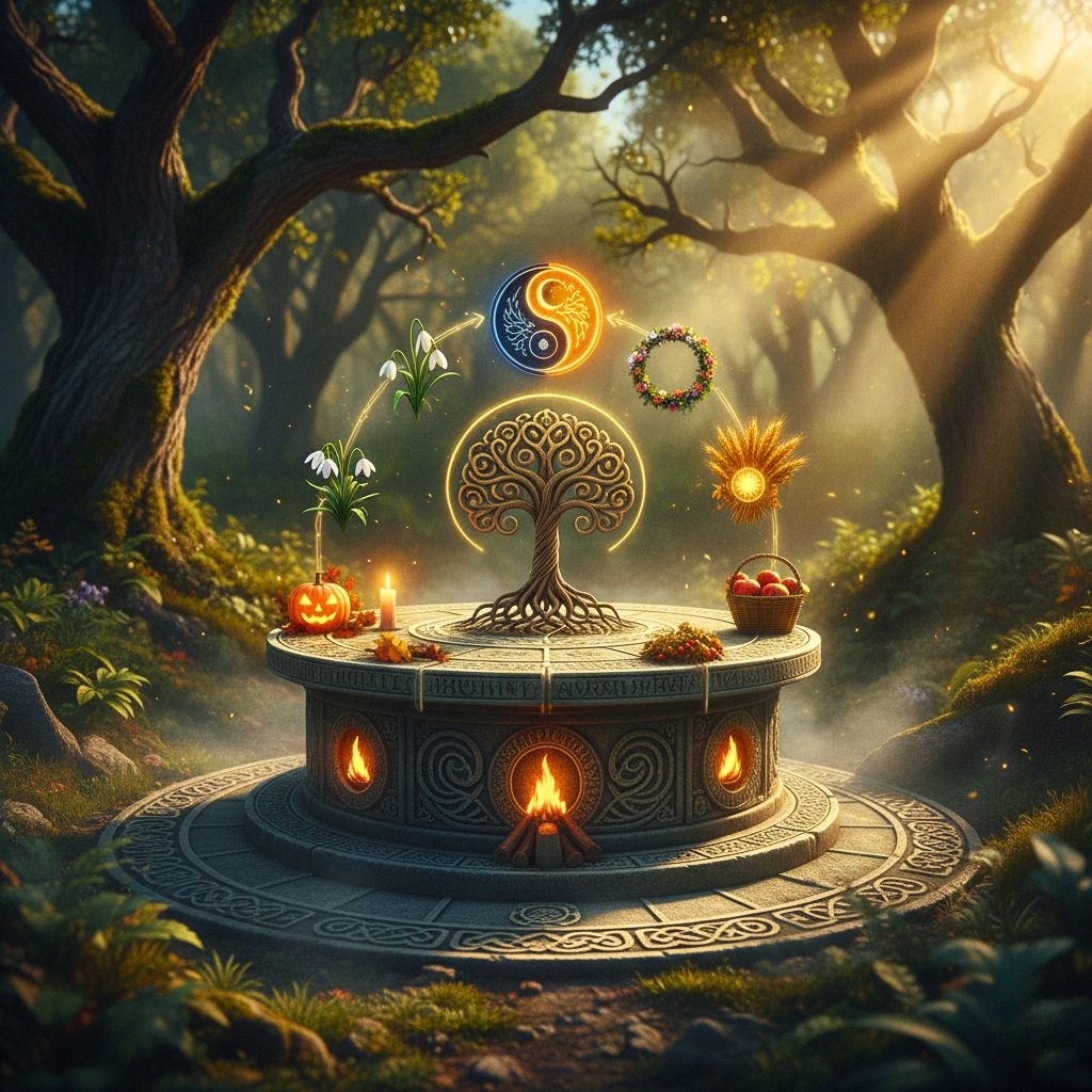 Der keltische Jahreskreis oder, das keltische Medizinrad