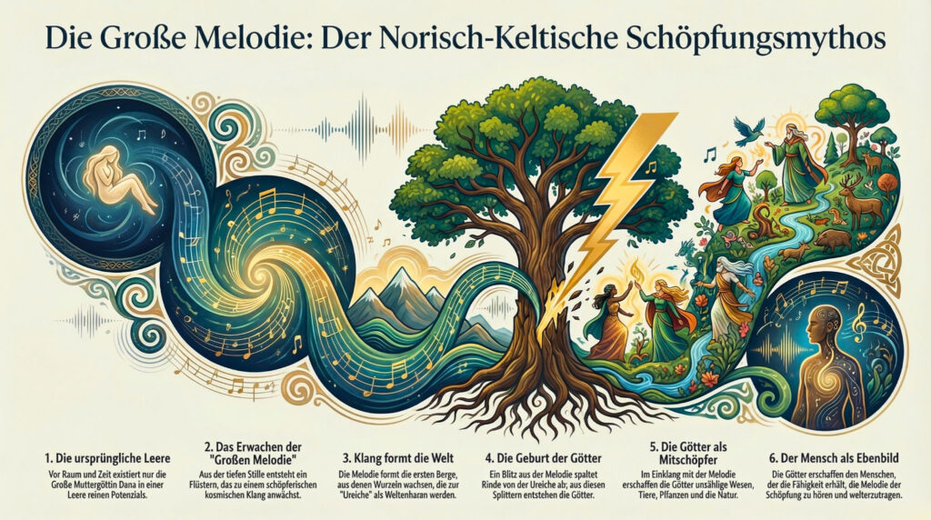 Die norisch-keltische Schöpfungsmythologie | Das große Lied.